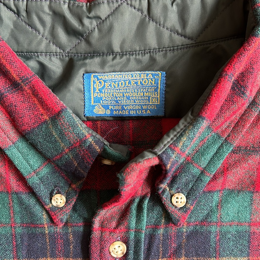Pendleton Wool Button Down Shirt - image 2